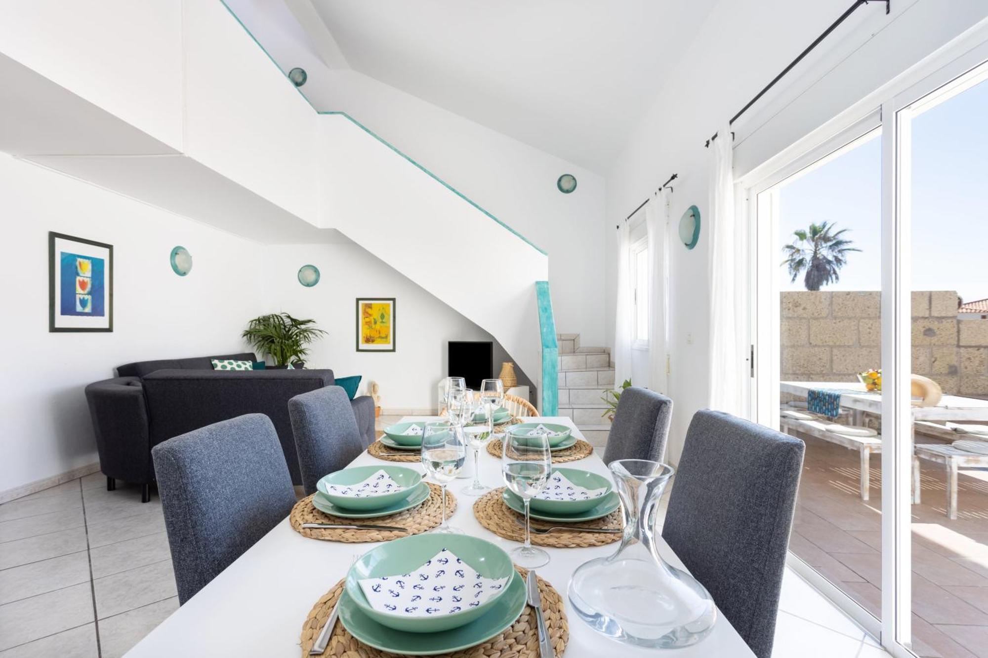Casa Naranja - Heated Pool - Bbq - Terrace - Free Wifi - Child & Pet-Friendly - 3 Bedrooms - 6 People Порис-де-Абона Экстерьер фото